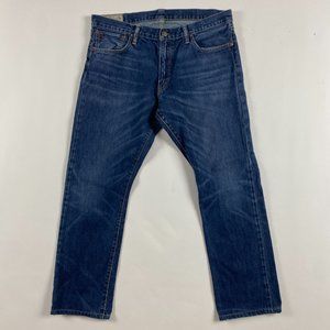 Polo Ralph Lauren Varick Slim Straight Jeans Mens 36 x 32 Measures 36 x 30